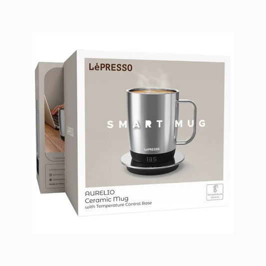 Lepresso Aurelio Smart Ceramic Mug with Temperature Control Base