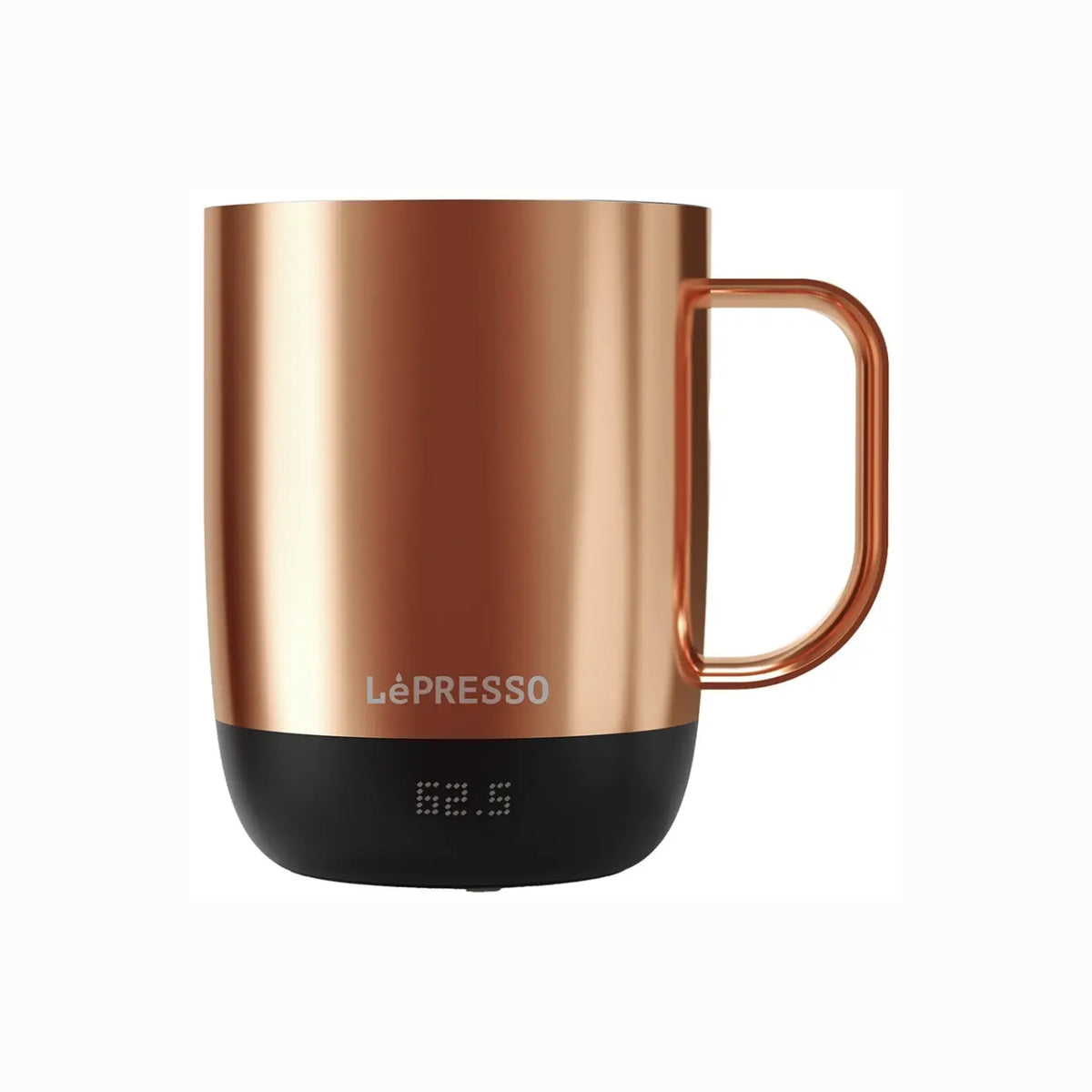 Lepresso Aurelio Ceramic Mug with Temperature Control Base - ROSE GOLD (LPCFFACM0062RG)