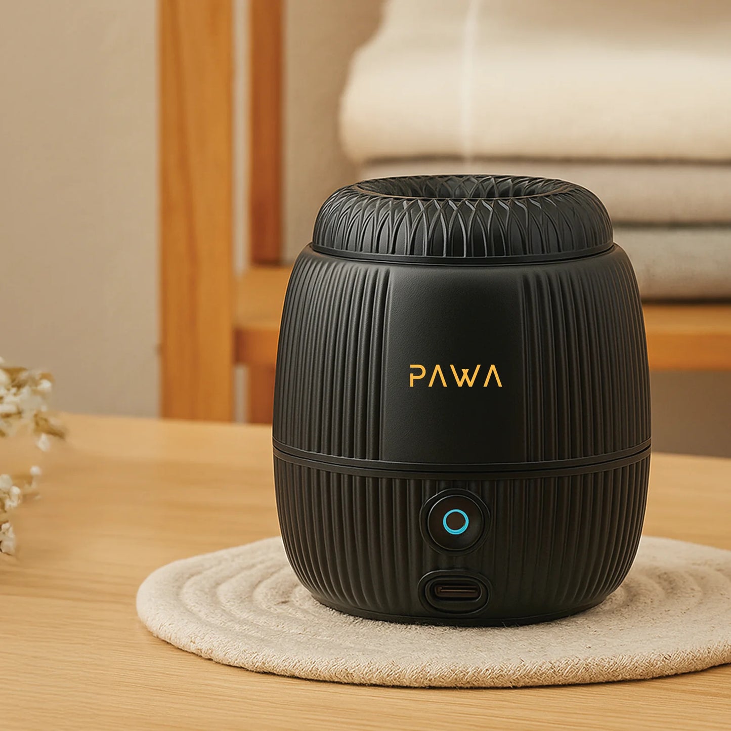 PAWA ATEERA PORTABLE BAKHOOR-BLACK