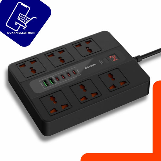 Porodo Super Hub Multiport Power Adapter