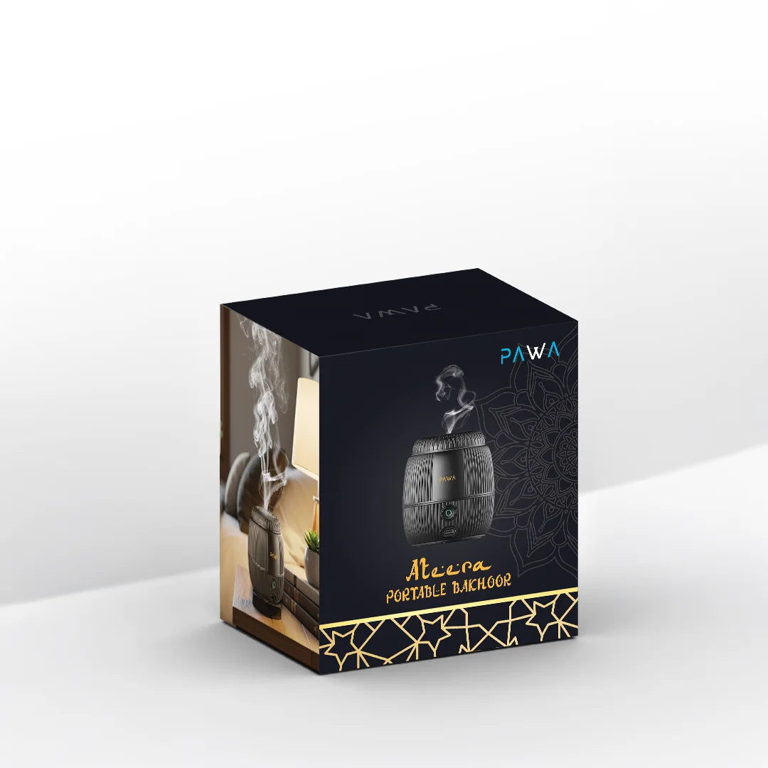 PAWA ATEERA PORTABLE BAKHOOR-BLACK